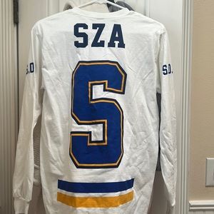 SZA SOS TOUR JERSEY MERCH IN SIZE SMALL TDE TOP DAWG ENTERTAINMENT KENDRICK LA…